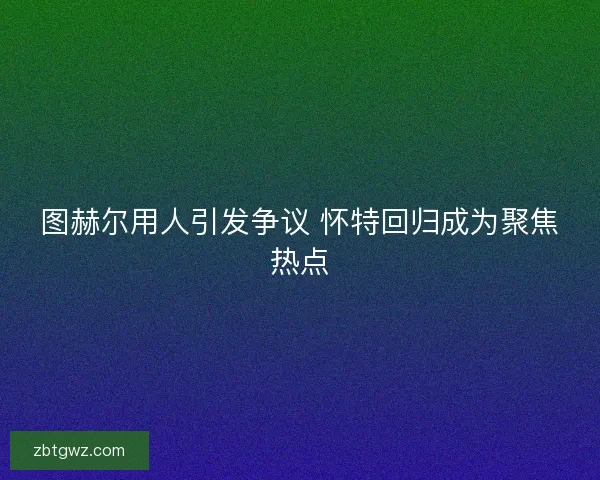 图赫尔用人引发争议 怀特回归成为聚焦热点